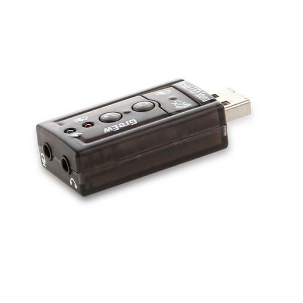 Lydkort - Savio AK-01 - Surround 7.1 kanaler - 16 bit - USB