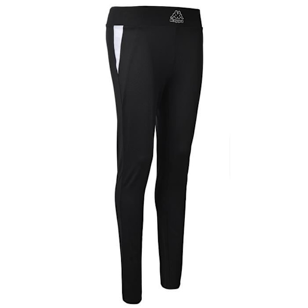 Kappa Cipaxy mustat naisten leggingsit - Multisport - Polyesteri ja elastaani - Edessä logo Svart. XS