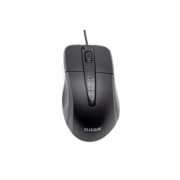 NILOX OPTISK MUS USB 1000DPI, SORT MOUSB1001 Sort