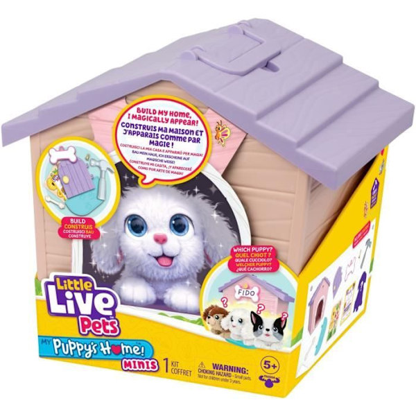 Niche overraskelse - Moose Toys - Rosa hund - Tilfældig model - Inkluderer tilbehør - 5 år og op Vit