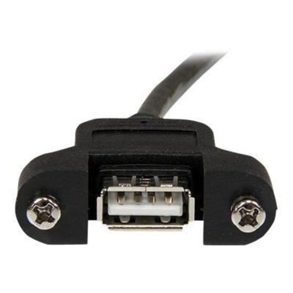 USB-panelmonteringskabel A hun til en han - 91 cm - STARTECH