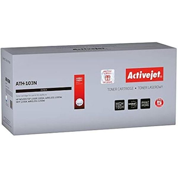 Toner - ACTIVEJET - ATH-103N - Sort - 2500 sider