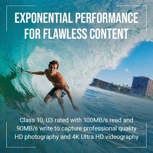 PNY PRO Elite 256 Gt flash-muistikortti - A2 / Video Class V30 / UHS-I U3 / Class10 - microSDXC UHS-I