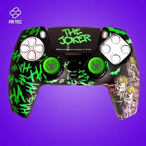 Skyddstillbehör - FRTEC - Joker Combo Pack - PS5 Hard Shell - Grips - Touchpad-dekal mångfärgad