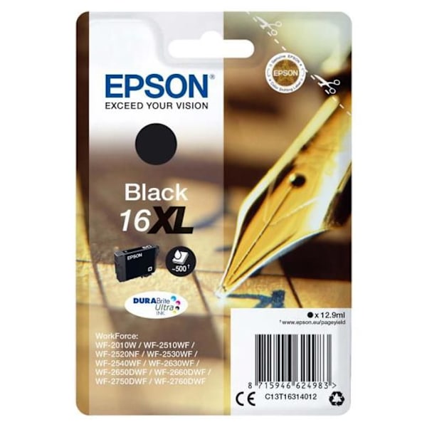 Epson PLUME BLACK XL mustepatruuna