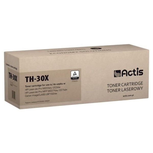 Actis muste HP 30X CF230X uusi TH-30X Tonerikassetti 1 kpl Yhteensopiva Musta