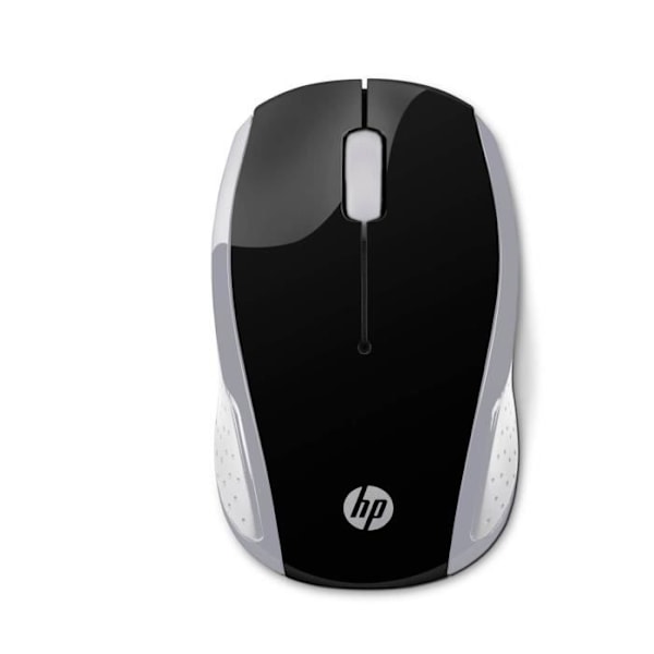 HP 200 trådløs mus - lys sølv Sort, Sølv