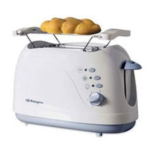 Brødrister - ORBEGOZO - TO 3010 - 2 skiver - Hvid - 750 W