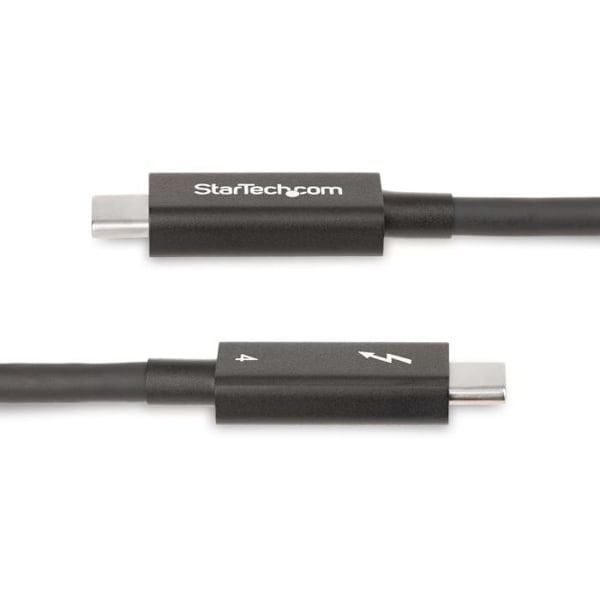 Thunderbolt 4 - StarTech.com - A40G2MB-TB4-CABLE - 2m - 40Gbps - 100W PD