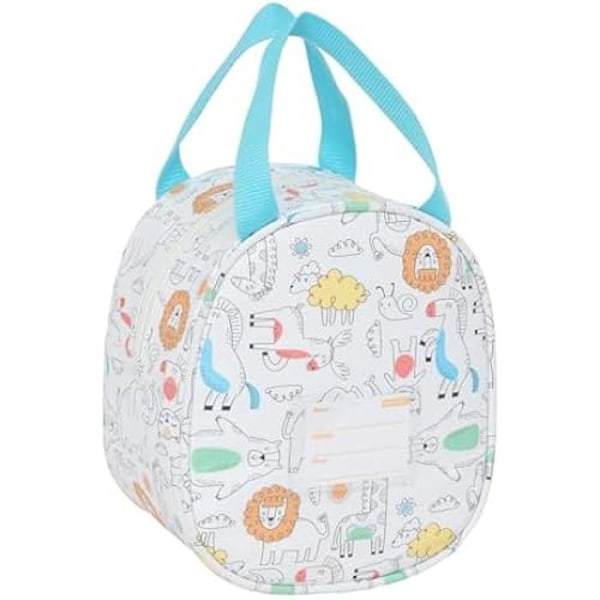 Säck för allt - SAFTA - FÖRSKOLA Zoo - Beige - 19 x 14 x 22 cm - Maximal motståndskraft Beige