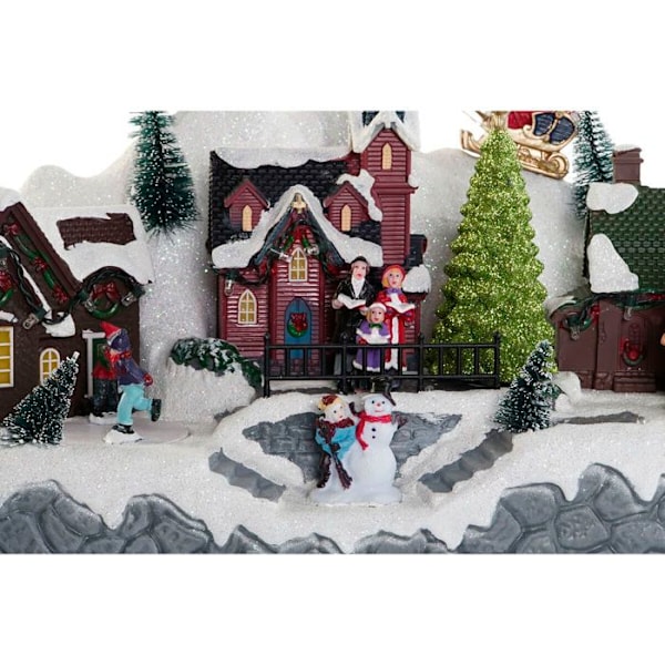 Jouluverhoilu DKD Home Decor 34x18x27,5 cm (x3) Flerfärgad