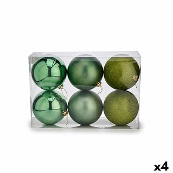 joukko joulupalloja 15 x 16 x 15 cm vihreä (4 kpl)