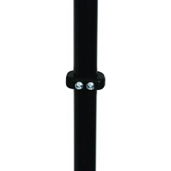 Collier tilbehør - BEDSTE PRIS KVADRAT - BT7052/B - Til pæle på 50 mm - Farve Sort