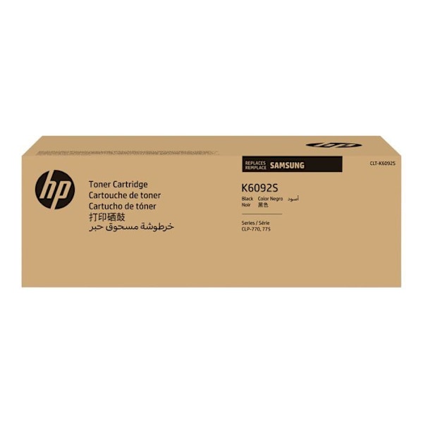 Sort i sort toner - Samsung - CLT-K6092S - Kapacitet 7000 sider - Laser