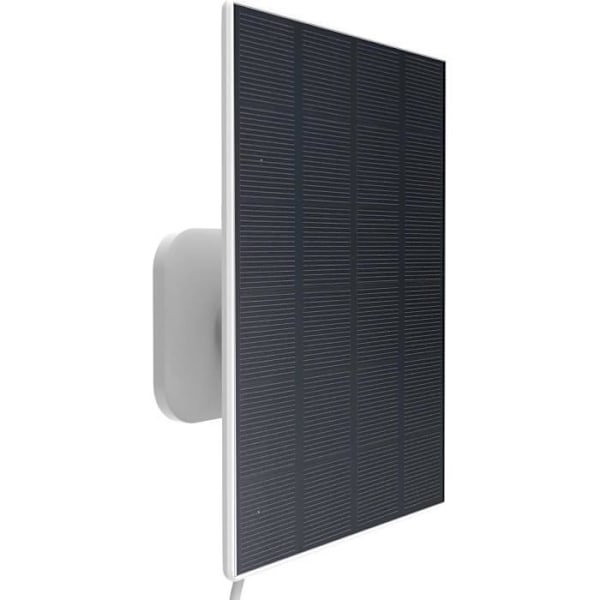 Yale Solpanel för WiFi-övervakningskamera utomhus - Solbatteri, upp till 3W effekt i fullt solsken, Kabel för