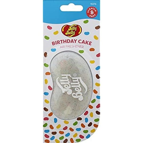 Ambiantador - JELLY BELLY - Syntymäpäiväkakku - Pitkäkestoinen tuoksu - Autoon, kotiin tai toimistoon Standard
