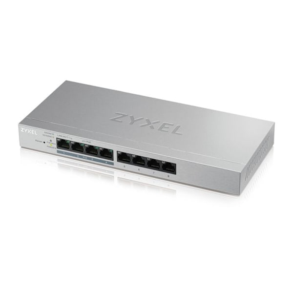 Ethernet-switch - ZYXEL - GS1200-8HP v2 - 8 porte - PoE - Administreret