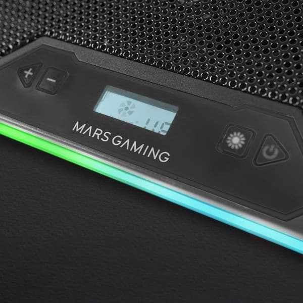 Kylbas - Mars Gaming - MNBC13 - 13 Fläktar - RGB-belysning - 8 Positioner