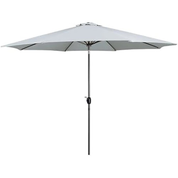 Parasol - Marbueno - 10484 - Stål - 270 cm - Vit polyester - Fällbar Vit