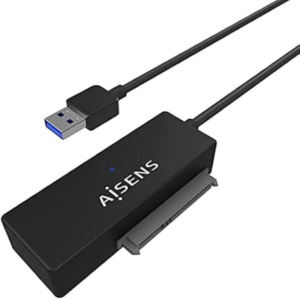 AISENS ASE-35A01B Adapter til 2,5"/3,5" SATA-harddisk til USB-A 2.0/3.0/3.1 GEN1 - Sort