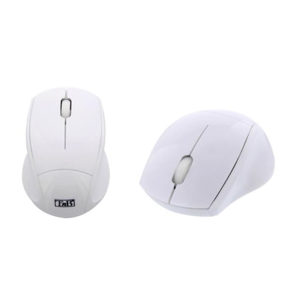 T'nB langaton optinen hiiri, erittäin mini 2,4 GHz: n USB-vastaanotin - valkoinen