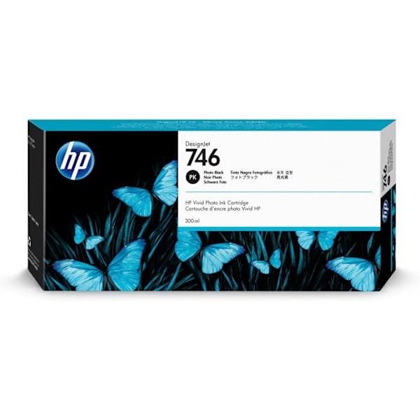 HP 746 mustesuihkukasetti - valokuvamusta - HP