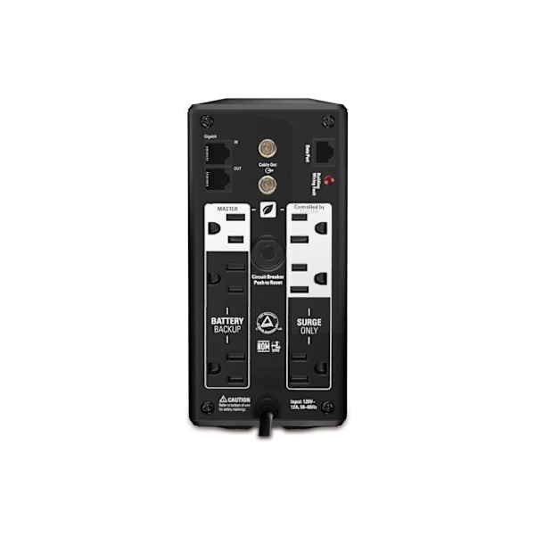 APC Line Interactive UPS från Schneider Electric Back-UPS BR700G - 700 VA/450 W - Tower - 110 V AC-ingång