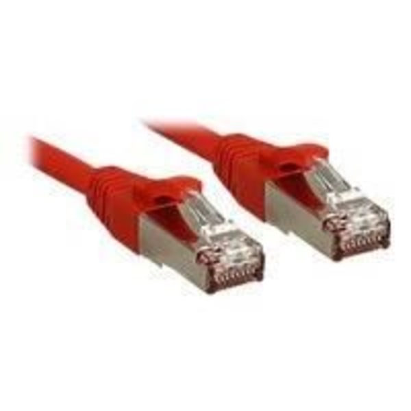 LINDY netværkskabel - 6A S/FTP - LSOH - 500MHz - 0,5m - Rød