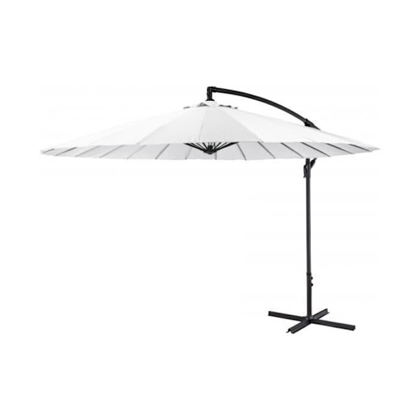 Pro Have parasol Banana Shanghai 300 cm alu/polyester hvid