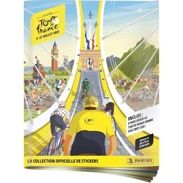 Startpakke - PANINI - TOUR DE FRANCE 2025 - Album + 4 pakker - 20 klistermærker