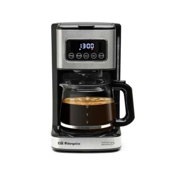 Cafetera Goteo Orbegozo CG 6015 15 koppar 900W programmerbar rostfritt stål LED