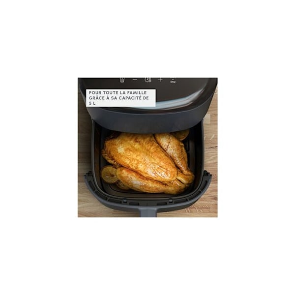 Varmluftsfritös/halogenugn - Moulinex - EZ245B - Svart - 1500 W - 5 l Svart