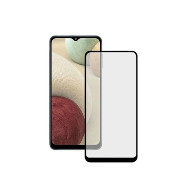 Ksix smart your tech Skærmbeskytter i hærdet glas til Samsung Galaxy A12, tykkelse 0,33 mm, sort