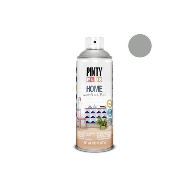 Sprayfärg - GENERIC - Pintyplus Home - Regngrå - Yta upp till 3m² - Lätt att använda Regnigt grått