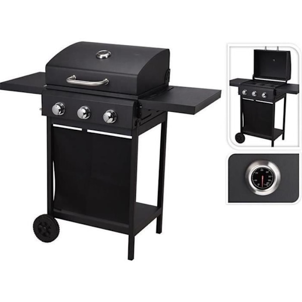 Vaggan - 3 brännare gasgrill