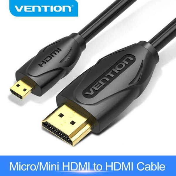 VENTION Micro HDMI til HDMI han til han 3D 1080P 1.4 version (1,5m)