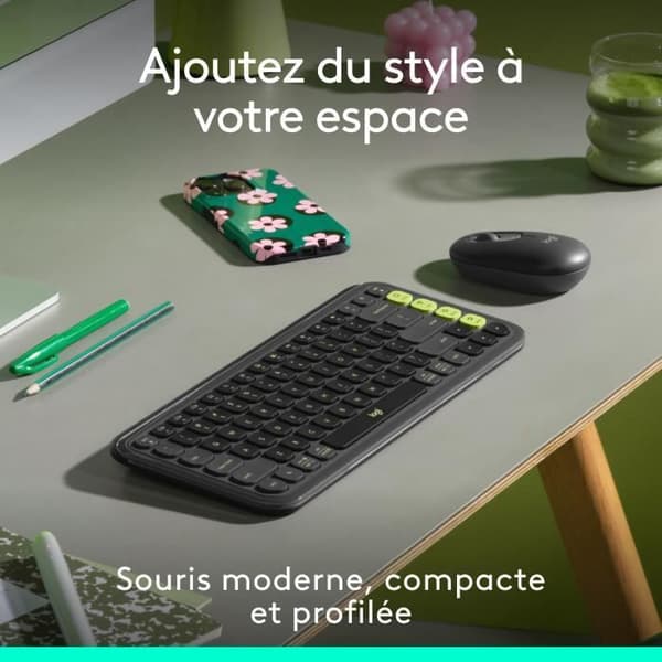 Hiiri - Langaton - Logitech - Pop Hiiri - Grafiitti
