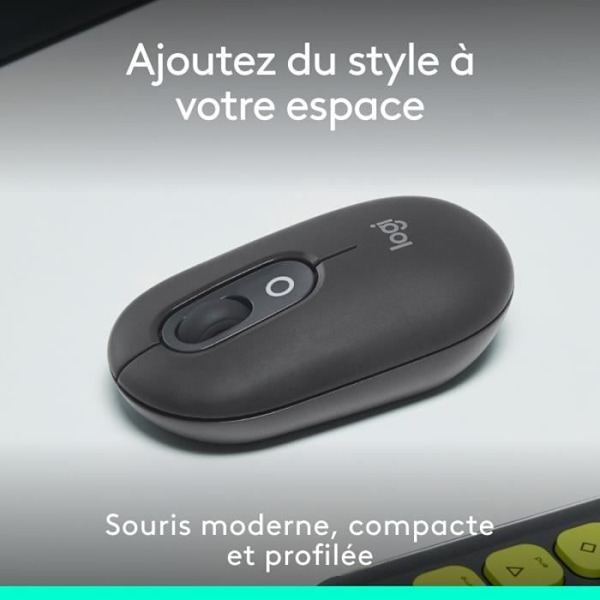 Mus - Trådløs - Logitech - Pop-mus - Grafit
