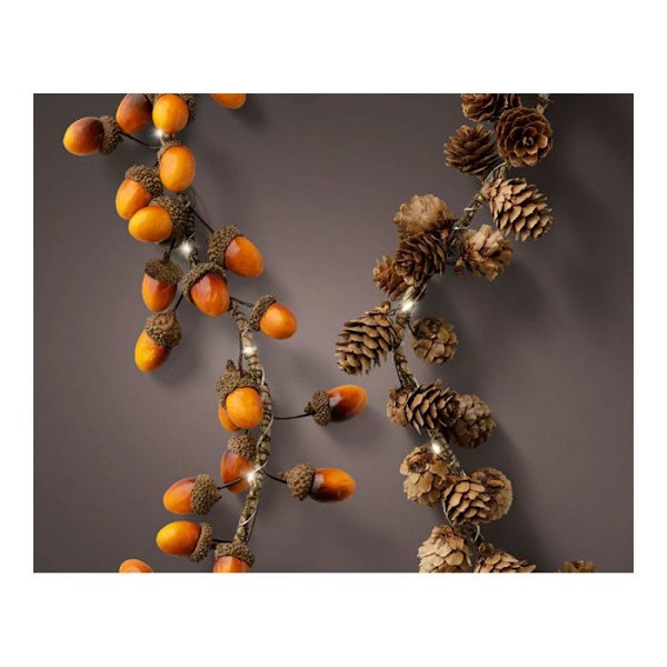 Guirlande Microled - GENERIQUE - 110cm - 15 Leds - Varm Ljus - Inomhus - Batteri Varmt ljus
