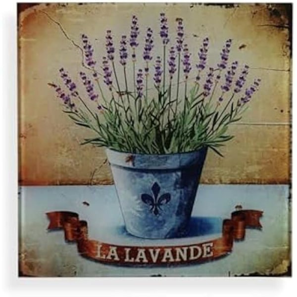Versa Lavender lasilevy 1 x 30 x 30 cm