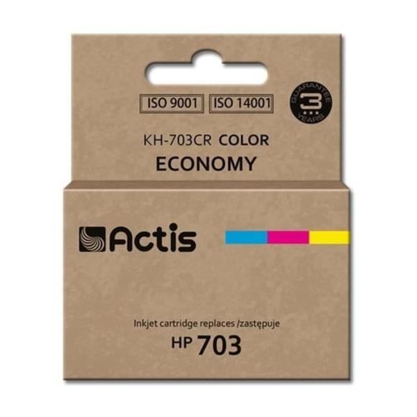 Tintenpatron ACTIS KH-703CR til HP-printer - Multi-farver