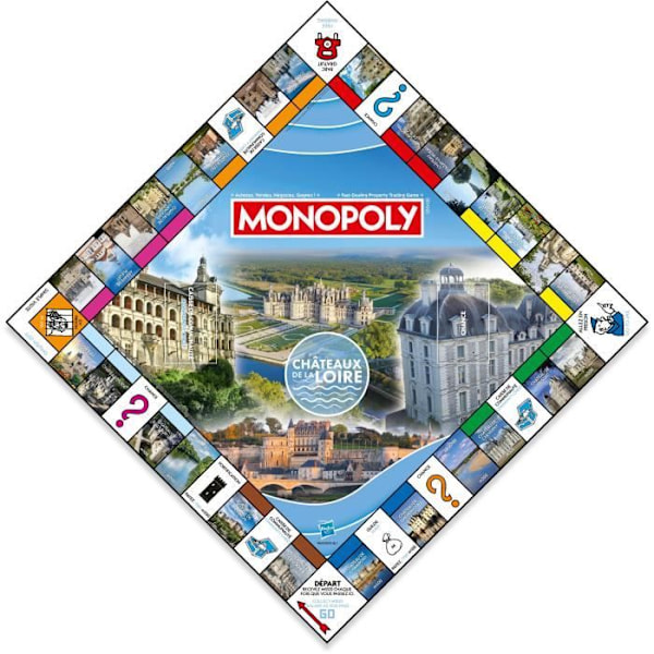 MONOPOLY Loire-joen linnat - Lautapeli - WINNING MOVES