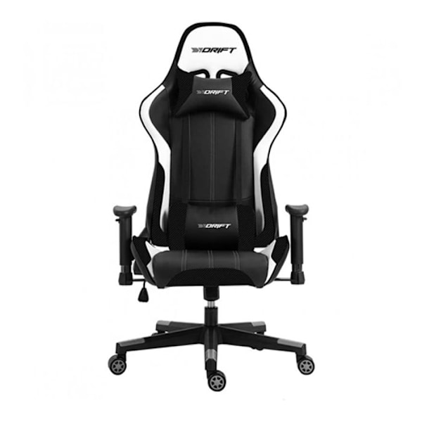 Drift Dr175 gaming stol sort/hvid