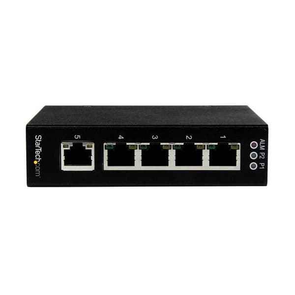 Switch Gigabit Ethernet - STARTECH - IES51000 - 5 portar - Väggmontering / DIN-skena - IP30