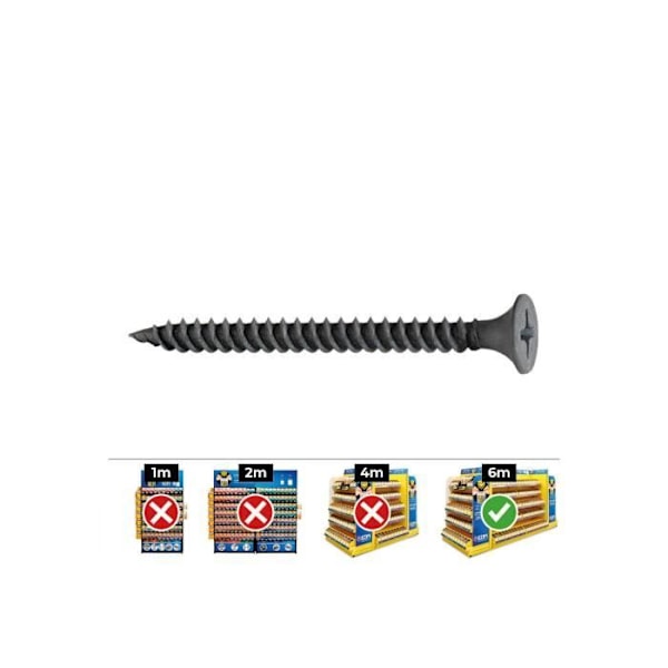 Vis de Fixation - Celo - 1.000 stk - Metal - Fosfateret - Ssf 3.9 X 25