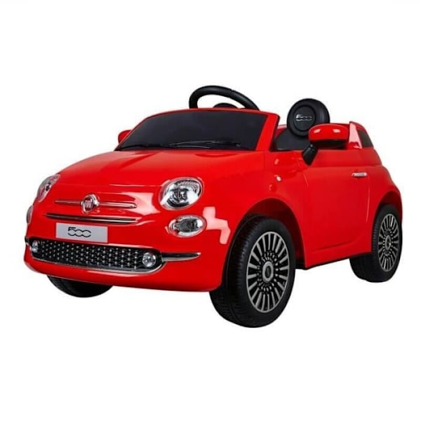 Sähköautomalli Fiat 500 - Punainen - 12V - Fiat
