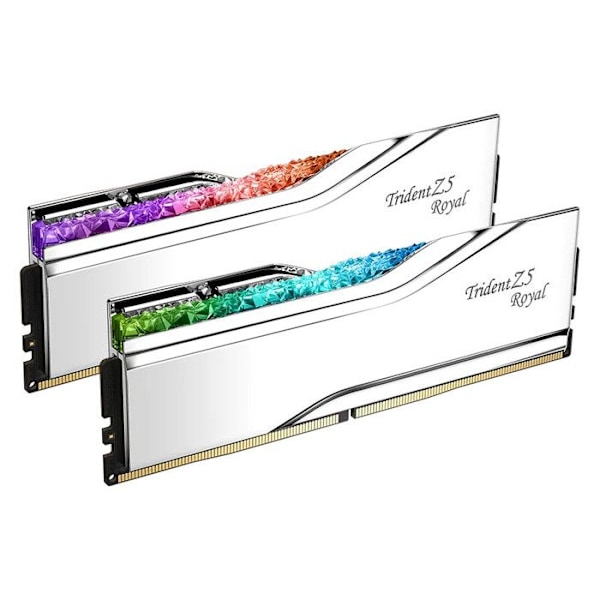 RAM - G.SKILL - Trident Z5 Royal - 64 GB - DDR5 6400 MHz CL32 - Silver