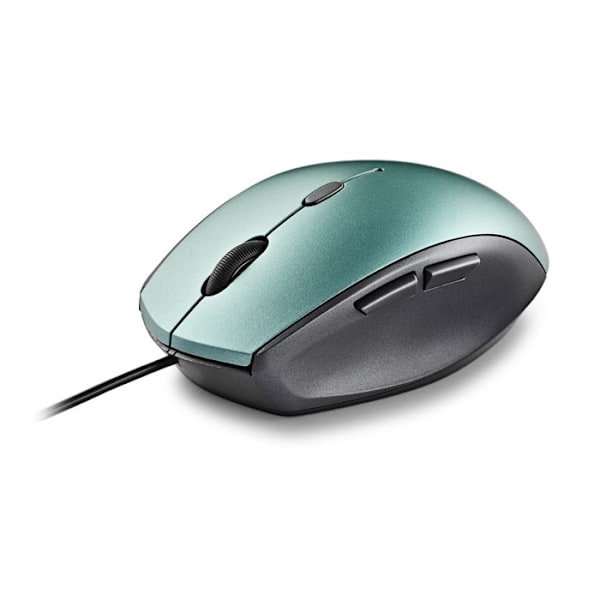 NGS MOTH ICE: Ergonomisk mus med tysta knappar. Högerhänt. DPI: 800/1200/1600. Blå Blå