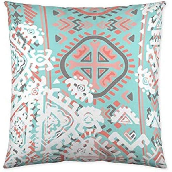 Kuddfodral - Couture - Yamine Coral - 50 x 50 cm - Flerfärgad - Inomhus Flerfärgad