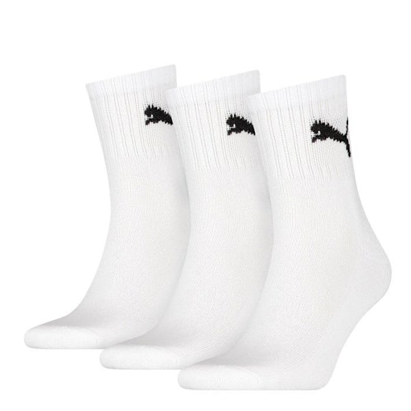 Herrkläder Strumpor Puma Underwear Short Crew 3-pack Vit 43